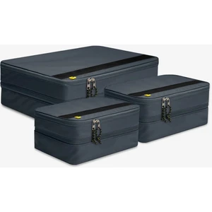 Seyahat Paketleme Küpleri / Valiz içi Düzenleyici Çanta Büyük Boy 28 inc Small (2 Adet) + X Large (1 Adet) Grotto Gray KD600 - AFA08482