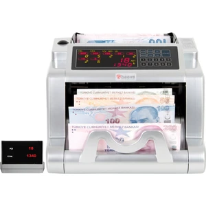 Karışık Para Sayma Makinesi, TL ve Euro Karışık, Usd Adet Sayım + Müşteri Ekranı