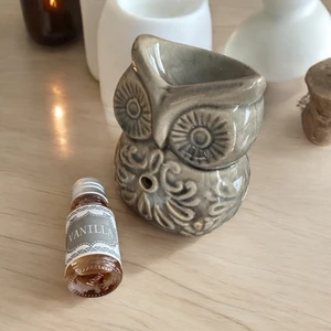 Dekoratik Baykuş Buhurdanlık Seti