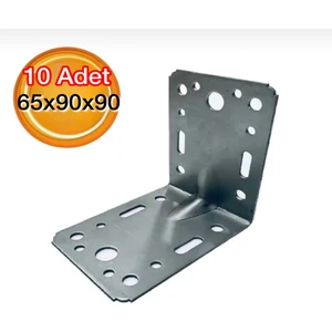 Metal Mobilya Dolap Sabitleme Köşebent L Demiri 65X90X90 mm (10 Adet)