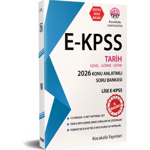 KocaKafa EKPSS Lise Konu Anlatımlı Soru Bankası 2026 baskı  5'li Set