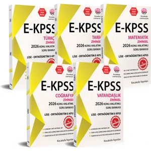 Kocakafa Yayınları Ekpss Zihinsel Lise Ortaöğretim Konu Anlatımlı Soru Bankası 2026 (5'li) Set 4.baskı