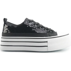 25S-002 5fx Siyah Kadın Sneaker