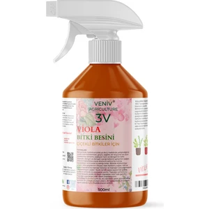 3V Viola Bitki Besini - Çiçek Coşturan-Çiçekli Bitkiler Için 500 ml