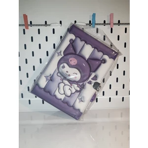 Antkırtasiyeaksesuar Kuromi Desenli Kilitli Günlük Defter