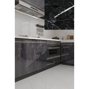 60 x 500  cm  Mermer Desenli Yapışkanlı Folyo-Mutfak, Banyo ve Mobilya Kaplama Yenileme Kolay Uygulama