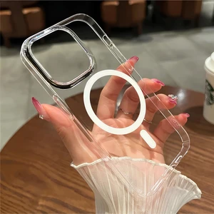 Şeffaf Mika Sararmaz Sert Kılıf iPhone 14