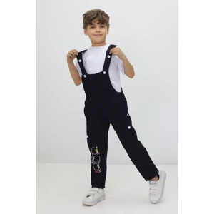 Unisex Çocuk Salopet Tulum Takım