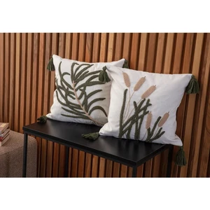 Home Home Design Ikili Kombin Punch Işlemeli Kırlent Kılıfı (Panç)