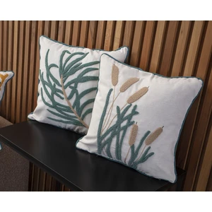 Home Home Design Ikili Kombin Punch Işlemeli Kırlent Kılıfı (Panç)