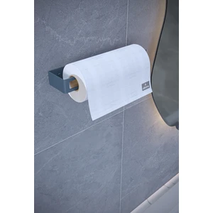 Antrasit Metal Yapışkanlı Kağıt Havluluk, Kağıt Havlu Askısı, Peçetelik, Banyo Mutfak Askısı