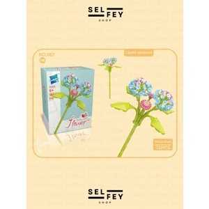 Legomodel Çiçekli Sardunya Blok Çiçek