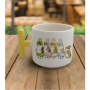 Tavşan Kediler  - T Kulp Kupa