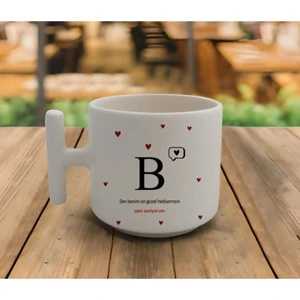 Sen Benim En Güzel Hediyemsin  - T Kulp Kupa