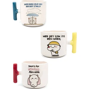 3'lü Atarlı Sözler - T Kulp Kupa