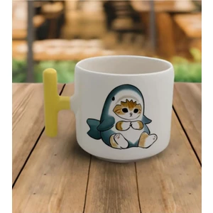 Balık Kedi  - T Kulp Kupa