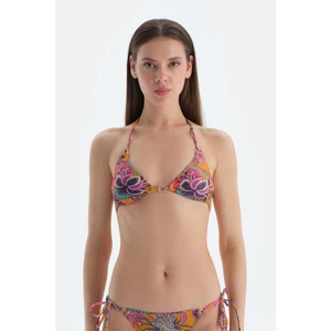 Mor Üçgen Küçük Bikini Üst