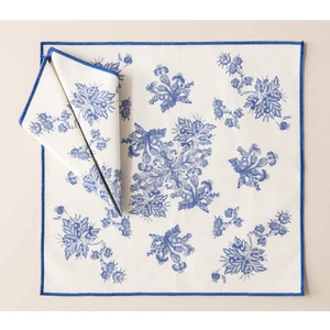 Home Blue Dreams Premium Serisi Duck Keten Kumaş Peçete 40 x 40