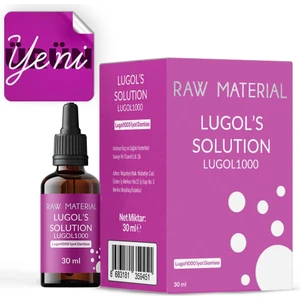 Raw Material Lugol Solüsyon 1000 Iyot Damlası  30 ml