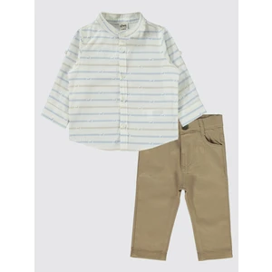 Civil Baby Erkek Bebek Takım 6-18 Ay Kahverengi