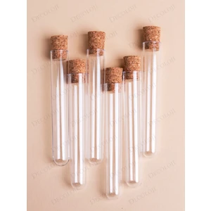 Söz, Nişan, Kına, Düğün, Mevlüt, Sünnet, Nikah Şeker, 10 cm  Mantar Tıpalı Cam Tüp