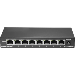 Reyee RG-ES208GC, 8-Port Gigabit Cloud Mananged Non-Poe Switch