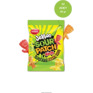 Sour Patch Kids Karışık Meyve Aromalı Şekerleme 80 gr - 12'li Paket