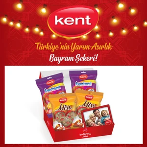 Karışık ve Misbon Sütlü Bayram Şekeri (375 Gr x 4 Adet) Magnet Çerçeve Hediyeli