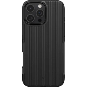 Caseology iPhone 16 Pro Max ile Uyumlu MagSafe Kılıf Dual Grip Mag Hava Kanalı Teknolojisi™ Askeri Sınıf Koruma Braided Black Dokulu Yüzey Kapak - ACS08049