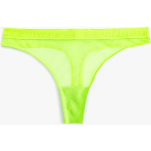 Tül Transparan String Külot