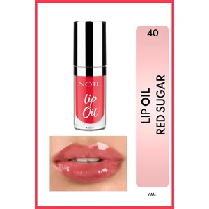 Note Cosmetics Lip Oil Nemlendirici ve Parlatıcı Dudak Bakım Yağı - 40 Sugar Red - Kırmızı