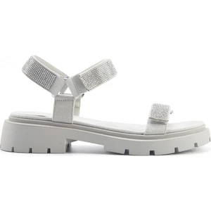 Nine West ONALA 5FX GRI Kadın Kalın Taban Sandalet