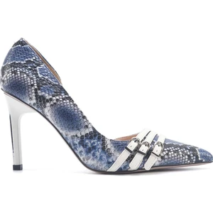 Nine West DESIRAE2 5FX Mavi Kadın Topuklu Ayakkabı