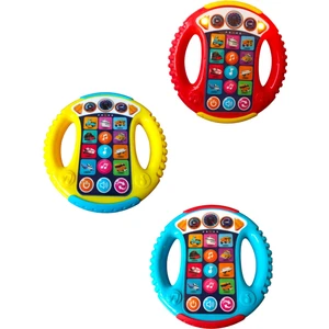 Sesli, Işıklı, Müzikli Neşeli Direksiyon ile Minik Sürücüler Iş Başında! 15CM.