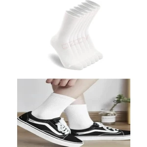 Ozzy Socks 6 Çift Logosuz Di̇ki̇şsi̇z Pamuklu Teni̇s Uni̇sex Soket Çorap