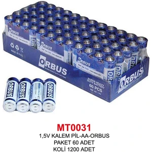 Pil Aa Kalem 60 Adet Orbus