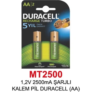 2500 Mah 2li Şarjlı Kalem Pil