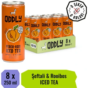 Peachrooı Soğuk Çay Kutu Şeftali Rooıbos 250 ml x 8 Adet