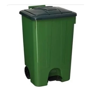 Çöp Kovası Pedallı Tekerlekli 85 Litre