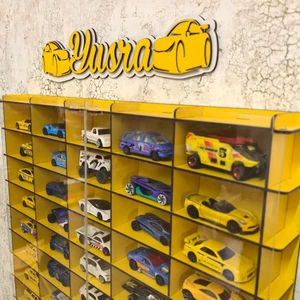 Good Sign Pleksi Kapaklı 1/64 Ölçek 50ARAÇ Hotwheels Matchbox Metal Araç Uyumlu Model Oyuncak Araba Rafı