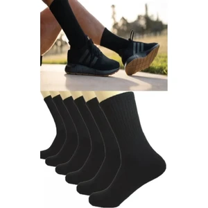 Ozzy Socks 6 Çift Logosuz Di̇ki̇şsi̇z Pamuklu Teni̇s Uni̇sex Soket Çorap