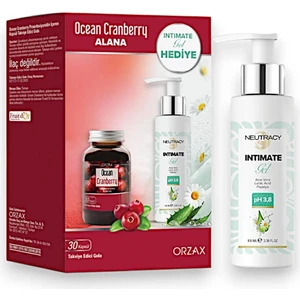 Ocean Cranberry 30 Kapsül + Neutracy Intim Jel Hediyeli 8697595874172