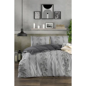 Çift Kişilik Nevresim Takımı (160 x 200 Lastikli Çarşaflı Takım) Gri