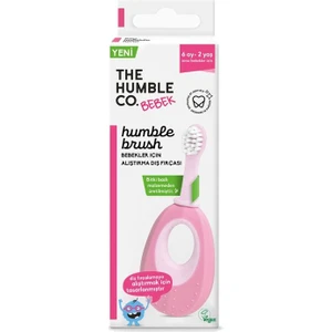 The Humble Co. Brush Baby Alıştırma Diş Fırçası Pembe