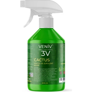 3V Cactus- Kaktüs ve Sukulent Besleme ve Çoğaltma Besini 500 ml