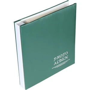 Yeşil Yapışkanlı Deri Fotoğraf Albümü - 21.5 x 23.5 cm