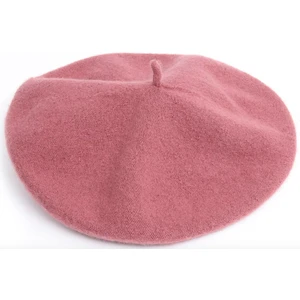 Fransız Ressam Keçe Bere -Pembe