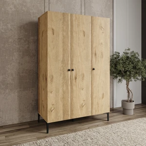 Free 3 Kapalı,6 Raf Bölmeli,1 Askı Bölmeli Dolap/ GARDIROP(%100MDF)
