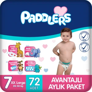 Bebek Bezi 7 Numara XX-Large 72 Adet (20-30 kg) Aylık Paket
