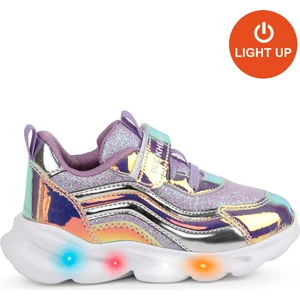 BUCK4430 Glossy Shiny Işikli Günlük Kız Çocuk Spor Ayakkabı